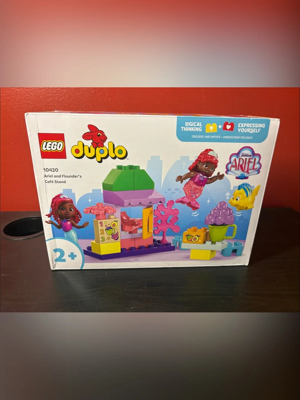 Lego Duplo Ariel Friends Playset with Pink Purple Green Yellow Blue Accents